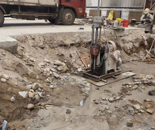 宁阳公路下沉压浆